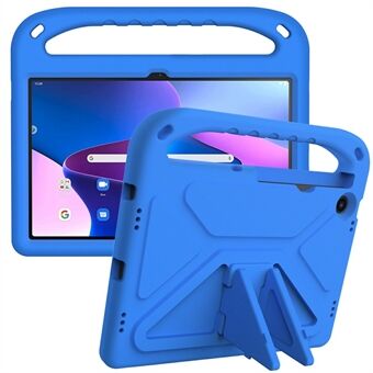 Til Lenovo Tab M10 Plus (3. gen) / Xiaoxin Pad 2022 10.6 tommer Anti-fald EVA Tablet-etui med stativ og håndgreb, ridsefast bærbar tablet-beskyttelse.