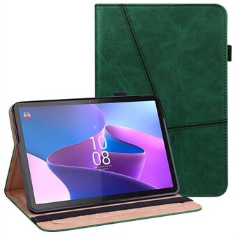 Tablet-etui med kortlommer til Lenovo Tab P11 Gen 2-trykt læderbeskyttende tabletovertræk med stativ