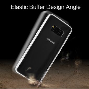 X-LEVEL Klar TPU Anti-slip mobiltelefondæksel til Samsung Galaxy S8 G950 - Gennemsigtig