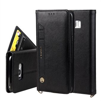 CMAI2 PU Leather Card Slots Flip Case with Stand for Samsung Galaxy S8 G950