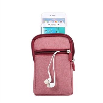 Universal Jean Cloth Hook Loop Pouch Cover for iPhone 6s Plus/Samsung Galaxy Mega 6.3 I9200