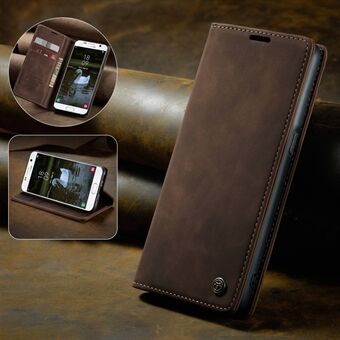 CASEME 013 Series Auto-absorberet læder tegnebog telefon skal til Samsung Galaxy S7 SM-G930