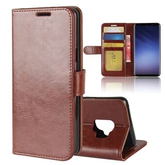 Crazy Horse Wallet Leather Stand Case for Samsung Galaxy S9 G960