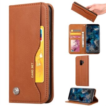 For Samsung Galaxy S9 G960 PU Leather Wallet Stand Case Accessory