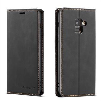 FORWENW Fantasy Series Silky Touch Leather Wallet Cover til Samsung Galaxy A8 (2018)