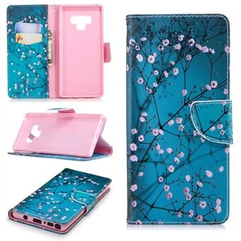 Pattern Printing PU Leather Wallet Stand Phone Case for Samsung Galaxy Note 9