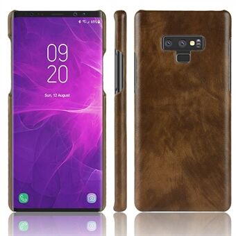 Litchi Skin Leather Coated Hard Plastic Case for Samsung Galaxy Note 9