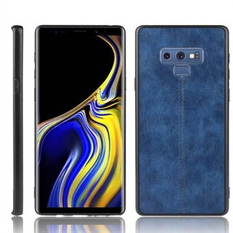 Leather Coated PC + TPU Hybrid Case Cover for Samsung Galaxy Note9 SM-N960