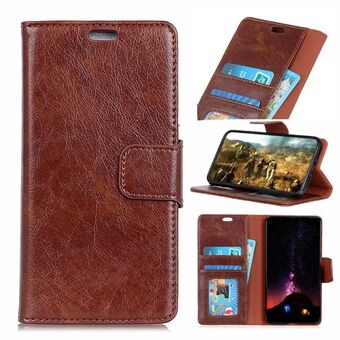 Textured Split Leather Wallet Case for Samsung Galaxy S10