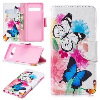 Pattern Printing PU Leather Protection Cell Phone Case for Samsung Galaxy S10