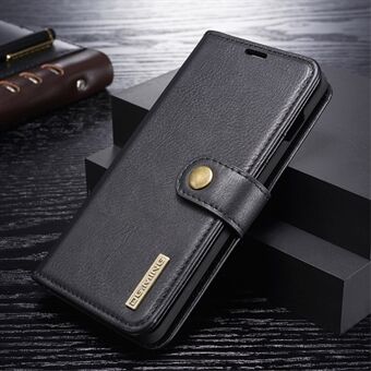 DG.MING For Samsung Galaxy S10 Detachable 2-in-1 Anti-scratch Split Leather Wallet Shell + TPU Back Case Mobile Phone Covering Shell