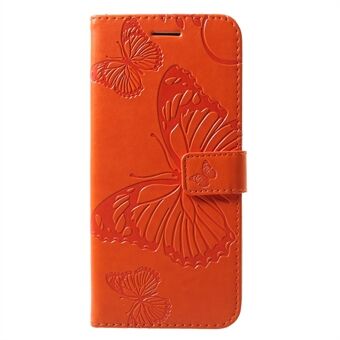 Til Samsung Galaxy S10 Plus [Imprint Butterfly] Wallet Stand
