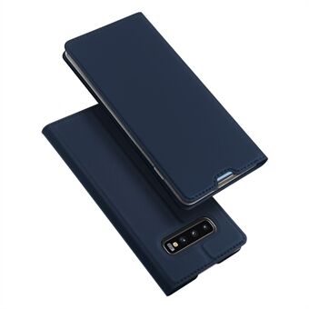 DUX DUCIS Skin Pro Series for Samsung Galaxy S10 Plus PU Leather Card Holder Phone Casing with Stand