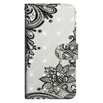 Pattern Printing Light Spot Decor Leather Wallet Case for Samsung Galaxy S10 Plus