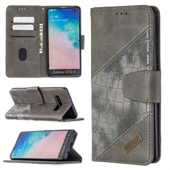 Crocodile Skin Assorted Color Style Leather Wallet Case for Samsung Galaxy S10 Plus