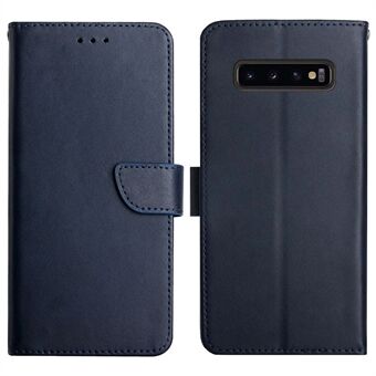 Nappa Texture Magnetisk lukning Flip Cover ægte læder multifunktions Stand Beskyttende telefoncover til Samsung Galaxy S10 Plus