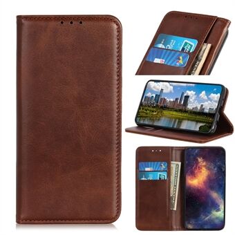 Auto-absorberet split læder tegnebog mobiltelefon cover til Samsung Galaxy A40