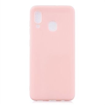 Solid Color Candy TPU Cover til Samsung Galaxy A40
