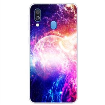 Space Series Pattern TPU Phone Cover for Samsung Galaxy A40
