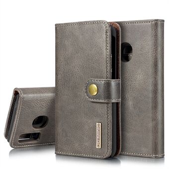 DG.MING Aftagelig pc hårdt etui + tegnebog Stand delt læder cover til Samsung Galaxy A40