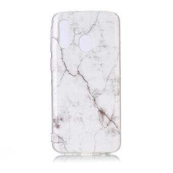 IMD Marble Pattern TPU Shell Phone Case for Samsung Galaxy A40