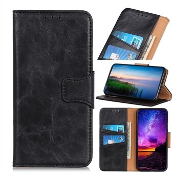 Crazy Horse Split læder tegnebog Stand mobilcover cover til Samsung Galaxy A20e