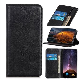 Autoabsorberet Crazy Horse Texture PU-lædertaske til Samsung Galaxy A20e