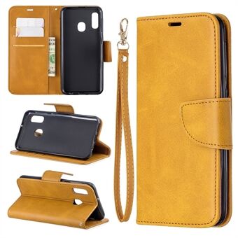 PU læder tegnebog Stand telefon cover til Samsung Galaxy A20e
