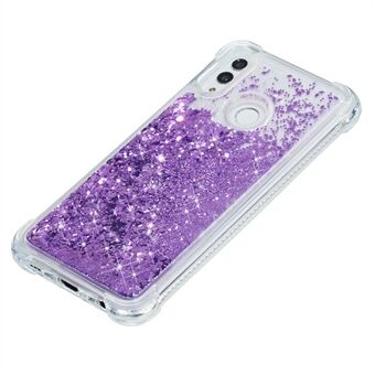 Glitter Powder Solid Color Quicksand TPU Shell til Samsung Galaxy A20e