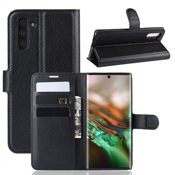 Litchi Texture Wallet Leather Phone Cover for Samsung Galaxy Note 10/Note 10 5G