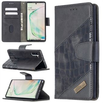 Crocodile Skin Assorted Color Leather Wallet Case for Samsung Galaxy Note 10 5G / Note 10