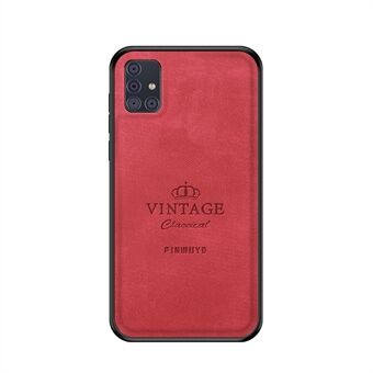 PINWUYO Honorable Series Leather Coated PC TPU Hybrid Shell Cover til Samsung Galaxy A51