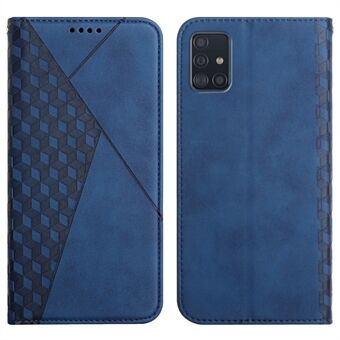 Geometrisk mønster Stand læder pungcover til Samsung Galaxy A51 4G SM-A515