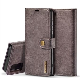 DG.MING Aftagelig 2-i-1 split læder tegnebog cover + pc bag taske til Samsung Galaxy A71