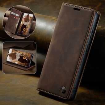 CASEME 013 Series Flip Wallet Læder Telefon Cover til Samsung Galaxy A71