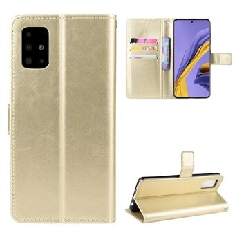 Til Samsung Galaxy S20 Plus Crazy Horse tegnebog læderbetræk med rem