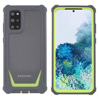 Til Samsung Galaxy S20 Plus 4G/5G Stødsikker Anti-fald Præcis udskæring Blød TPU-ramme + Akrylbagside Aftagelig 2-i-1 mobiltelefonetui