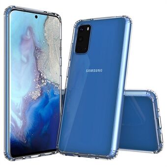 Klart anti-ridse akryl + TPU Hybrid etui til Samsung Galaxy S20