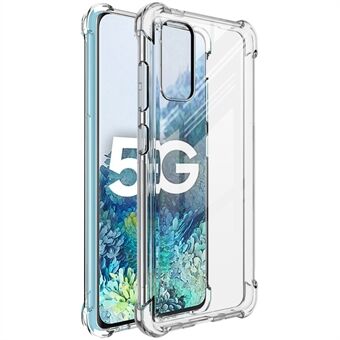 IMAK Silky Anti-drop TPU Phone Case + Screen Protector Film til Samsung Galaxy S20