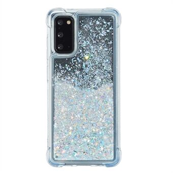 Glitter Powder Quicksand Inside TPU Shell til Samsung Galaxy S20