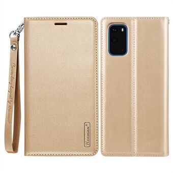 HANMAN Minor Series Stand Cover til Samsung Galaxy S20 4G / 5G PU Læder Telefon Wallet Case