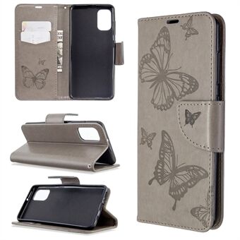 Imprint Butterfly Special PU-lædertelefontaske til Samsung Galaxy A41 (global version)