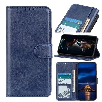 Crazy Horse Læder Shell Wallet Stand Mobiltelefoncover til Samsung Galaxy A21s