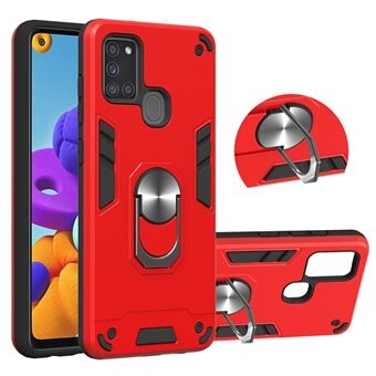 PC + TPU Detachable 2-in-1 Shell with Rotating Kickstand for Samsung Galaxy A21s