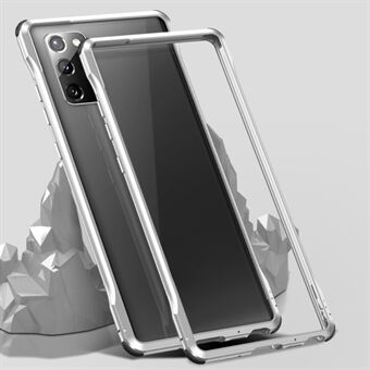 Le-Lock Series stødsikkert spænde Metalramme Bumper Case til Samsung Galaxy Note20 4G/5G