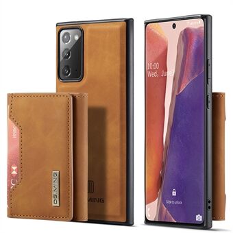 DG.MING M2 Series Tri-fold tegnebog Magnetisk Kickstand Design Læder Taske til Samsung Galaxy Note 20