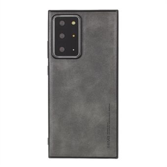 X-LEVEL Vintage Style PU læderbelagt TPU shell cover til Samsung Galaxy Note20 Ultra / Note20 Ultra 5G