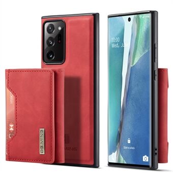 DG.MING M2 Series Magnetic Tri-fold Wallet Kickstand læderetui til Samsung Galaxy Note20 Ultra