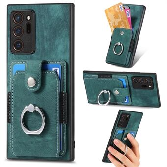 Til Samsung Galaxy Note20 Ultra / Note20 Ultra 5G etui PU læder TPU PC Kickstand telefoncover med kortholder