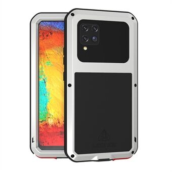 LOVE MEI Shockproof + Dropproof + Dustproof Functions Metal Hybrid Protector Case for Samsung Galaxy A42 5G
